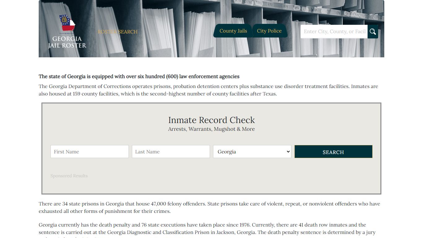 Houston County | Georgia Jail Inmate Search
